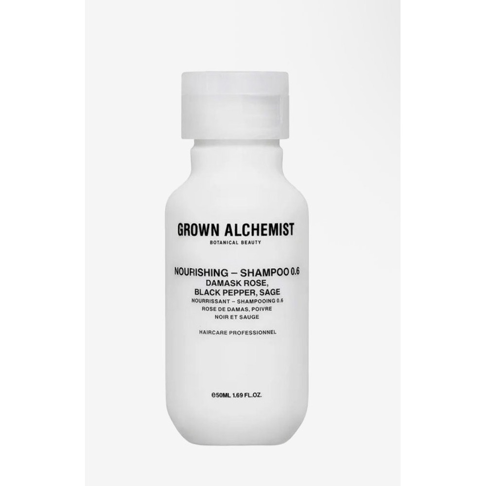 Grown Alchemist Nourishing Shampoo 0.6 Damask Rose Black Pepper & Sage 50mL